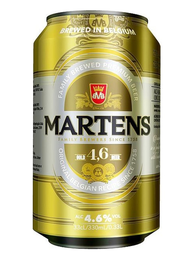 Martens Gold Lata 0,33 lt Cerveza Rubia